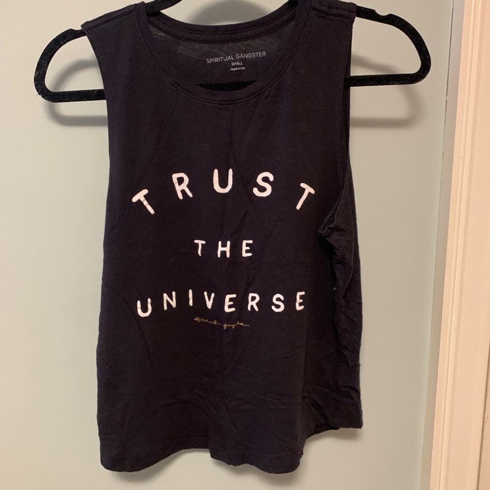 Size small spiritual gangster tank